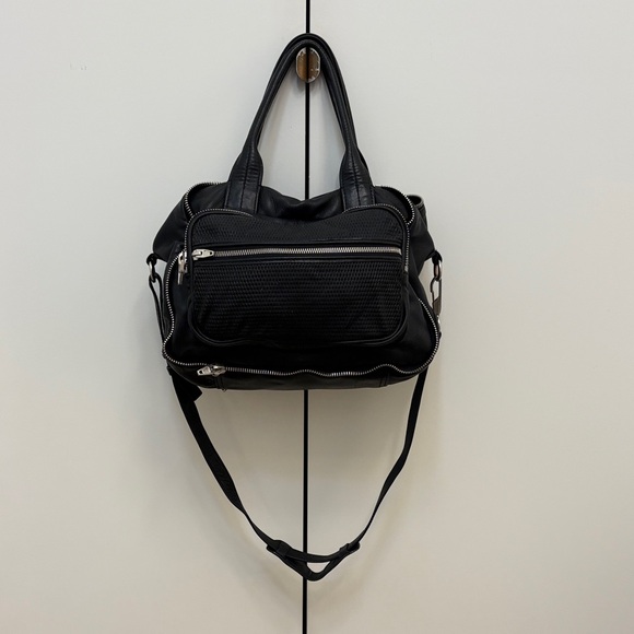 Alexander Wang Black Eugene Satchel Bag - Picture 2 of 11
